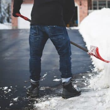 Heated driveway installer