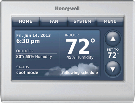 Install a Honeywell thermostat